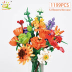 PENDRA Bouquet Plants Floral Building Set