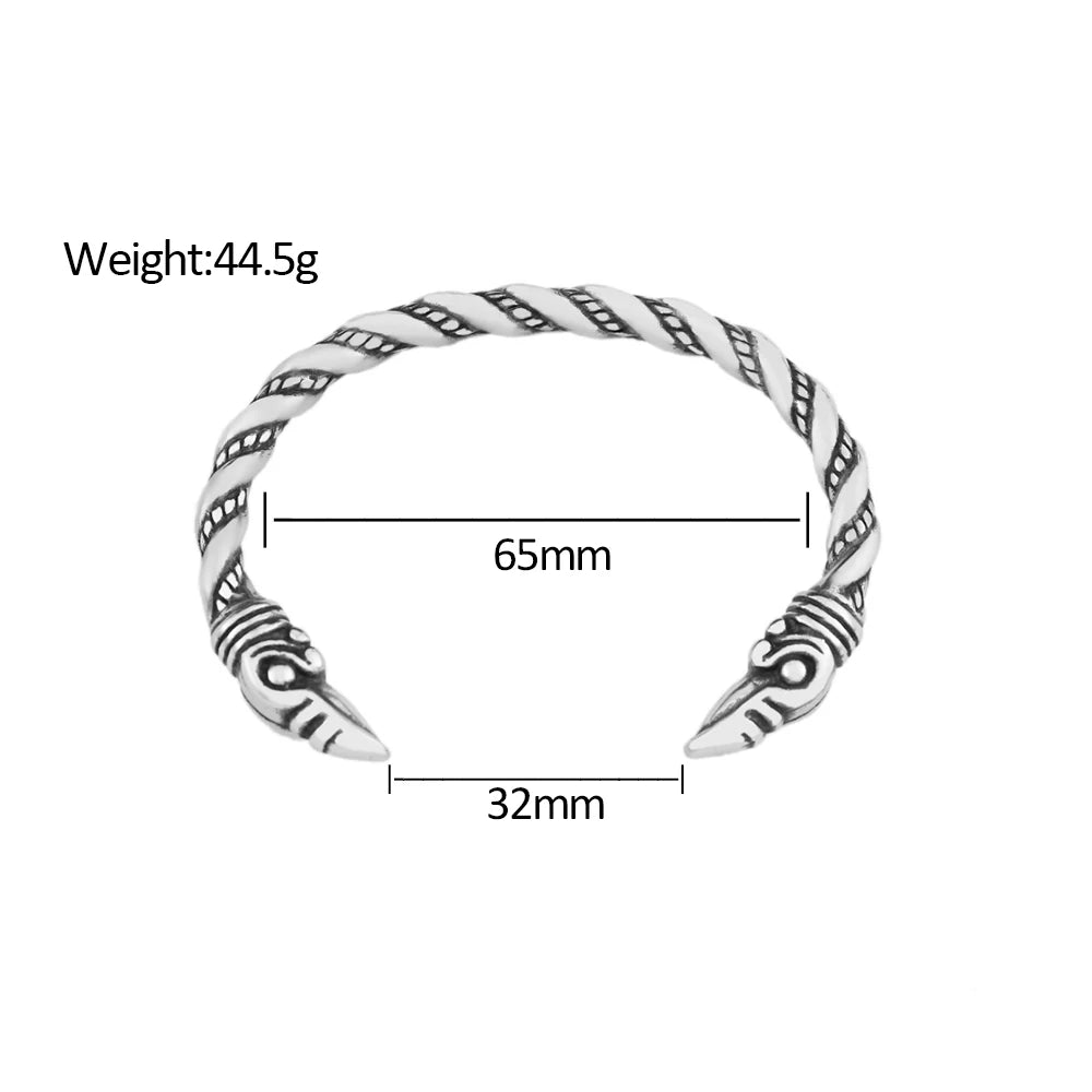 PENDRA Ravencrest Stainless Steel Viking Bracelet