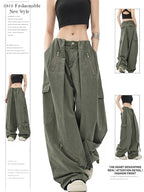 PENDRA Multi Pocket Y2K Cargo Wide Leg Pants