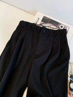 PENDRA Cashmere Touch High Waist Wide Leg Pants