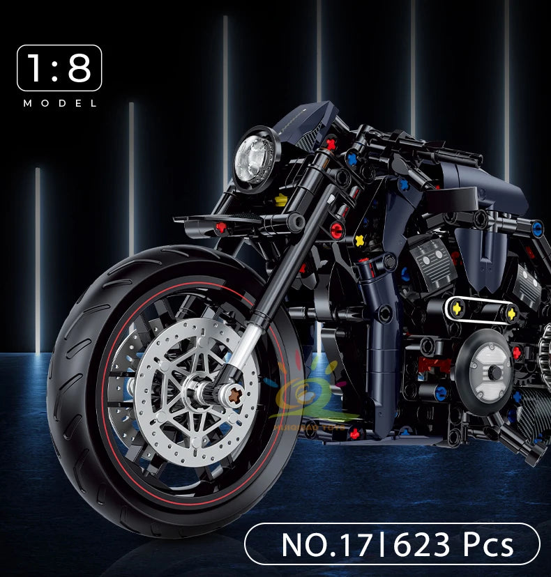 PENDRA Motorbike High Tech Building Set