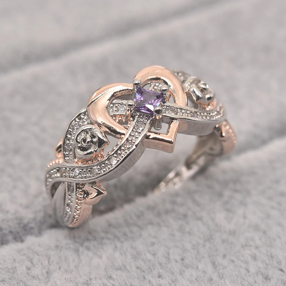 PENDRA Rose Purple Ring