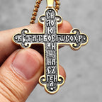 INRI Jesus Cross Religon Amulet Stainless Steel Men Women Necklaces Pendants Chain Punk Trendy Jewelry Creativity Gift Wholesale