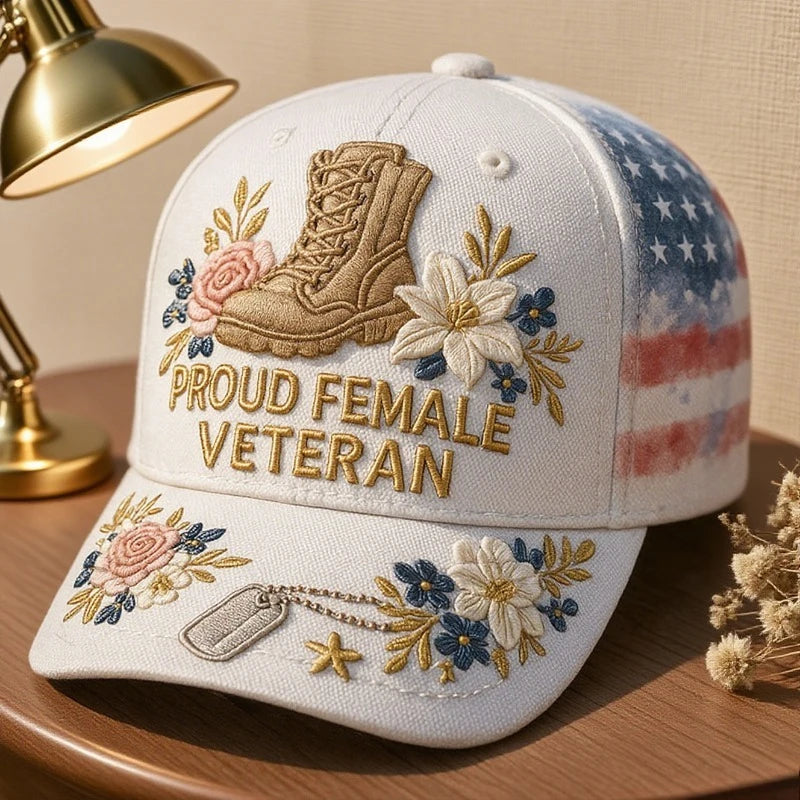 PENDRA Female Veterans Floral Hat