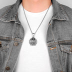 PENDRA Buddhism Buddha Sainless Gold Necklace