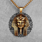 PENDRA Egypt Pharaoh Boyfriend Steel Necklace