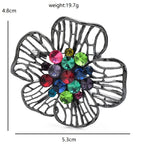 PENDRA Florahollow Hollow-Out Flower Brooch