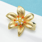 PENDRA Gardenia Floral & Animal Brooch Collection