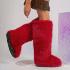 PENDRA Knee Warm Imitation Boots