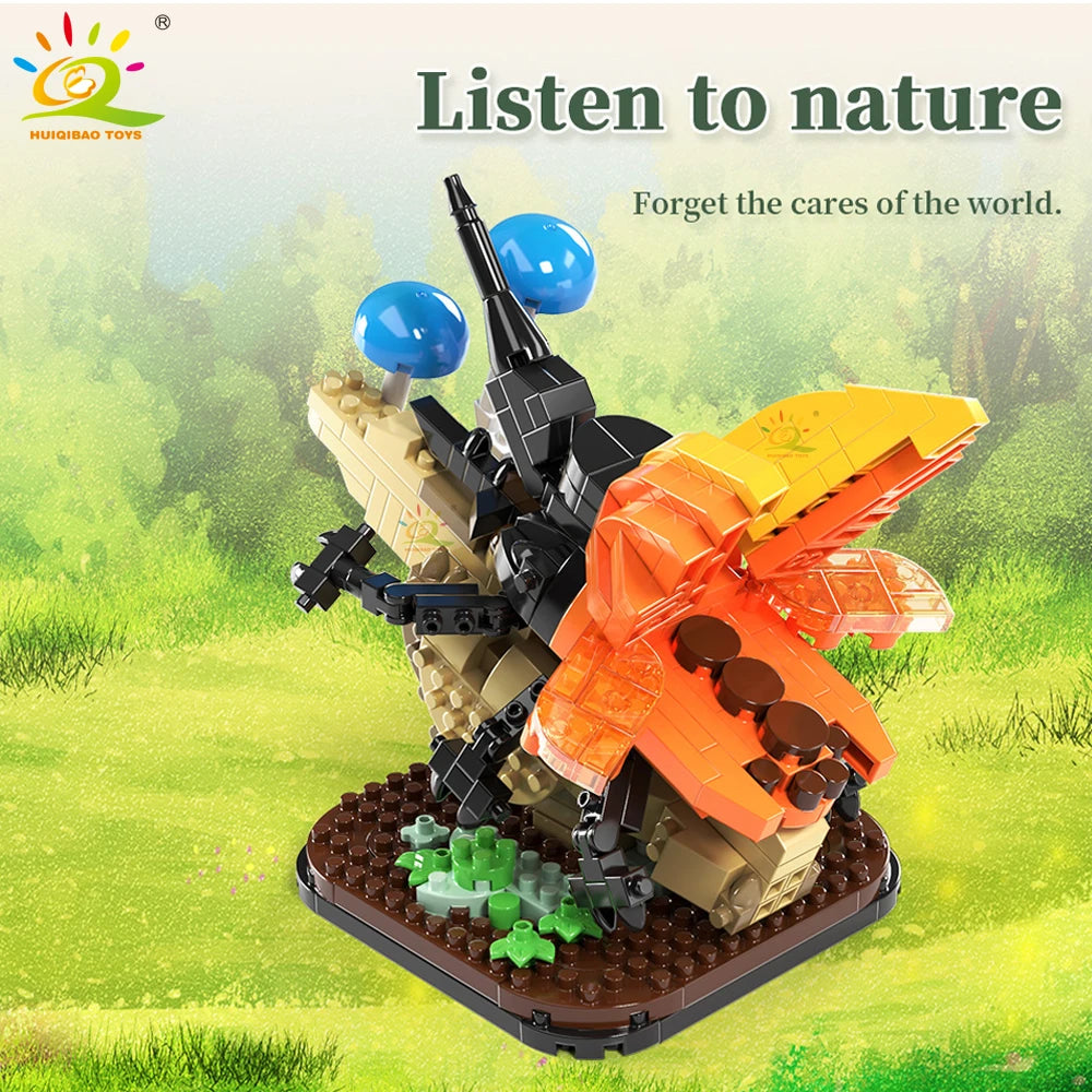 PENDRA Insect Butterfly Floral Building Set