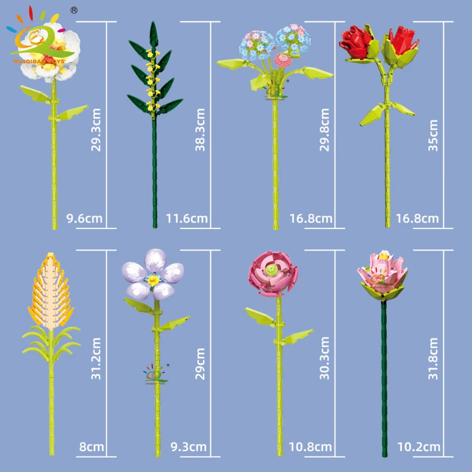 PENDRA Bouquet Plants Floral Building Set