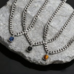 PENDRA Square Cuban Pendant Necklace