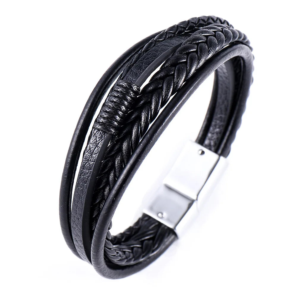 PENDRA Belorin Braided Leather Bracelet