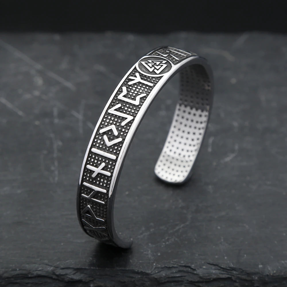 PENDRA Valknut Viking Stainless Steel Bracelet