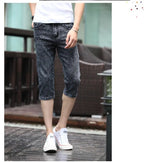 PENDRA Grey Slim Capric Jeans