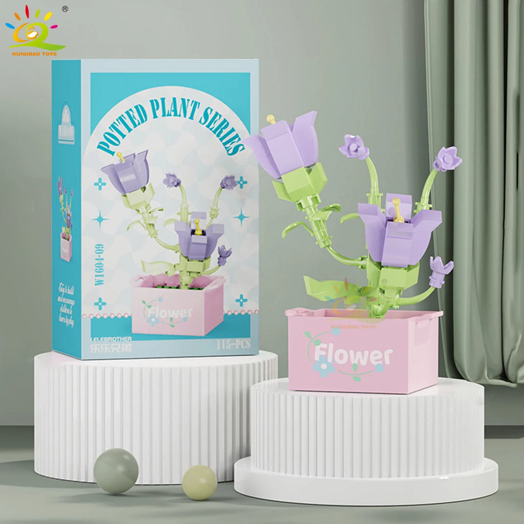 PENDRA Succulent Potted Floral Building Set