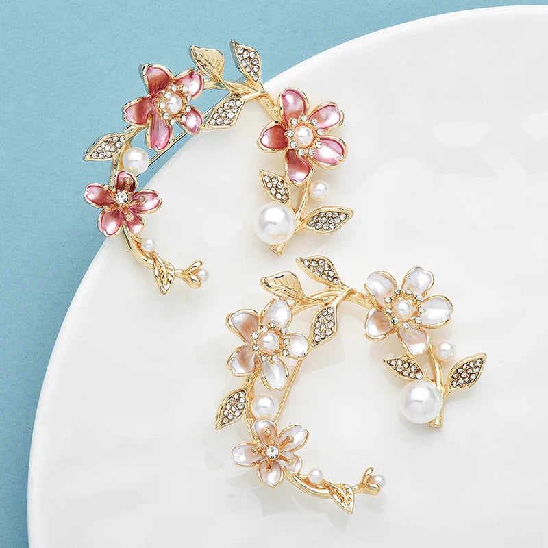 PENDRA Florawreath Beautiful Flower Wreath Brooch