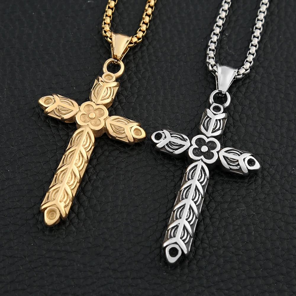 PENDRA Rhombuscross Gothic Rhombus Cross Pendant