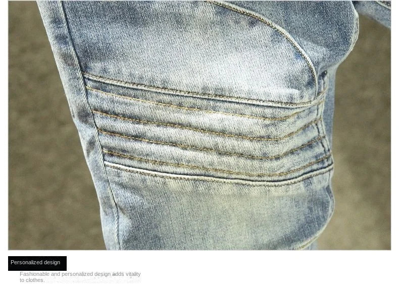 PENDRA Designer Slim Korean Jeans