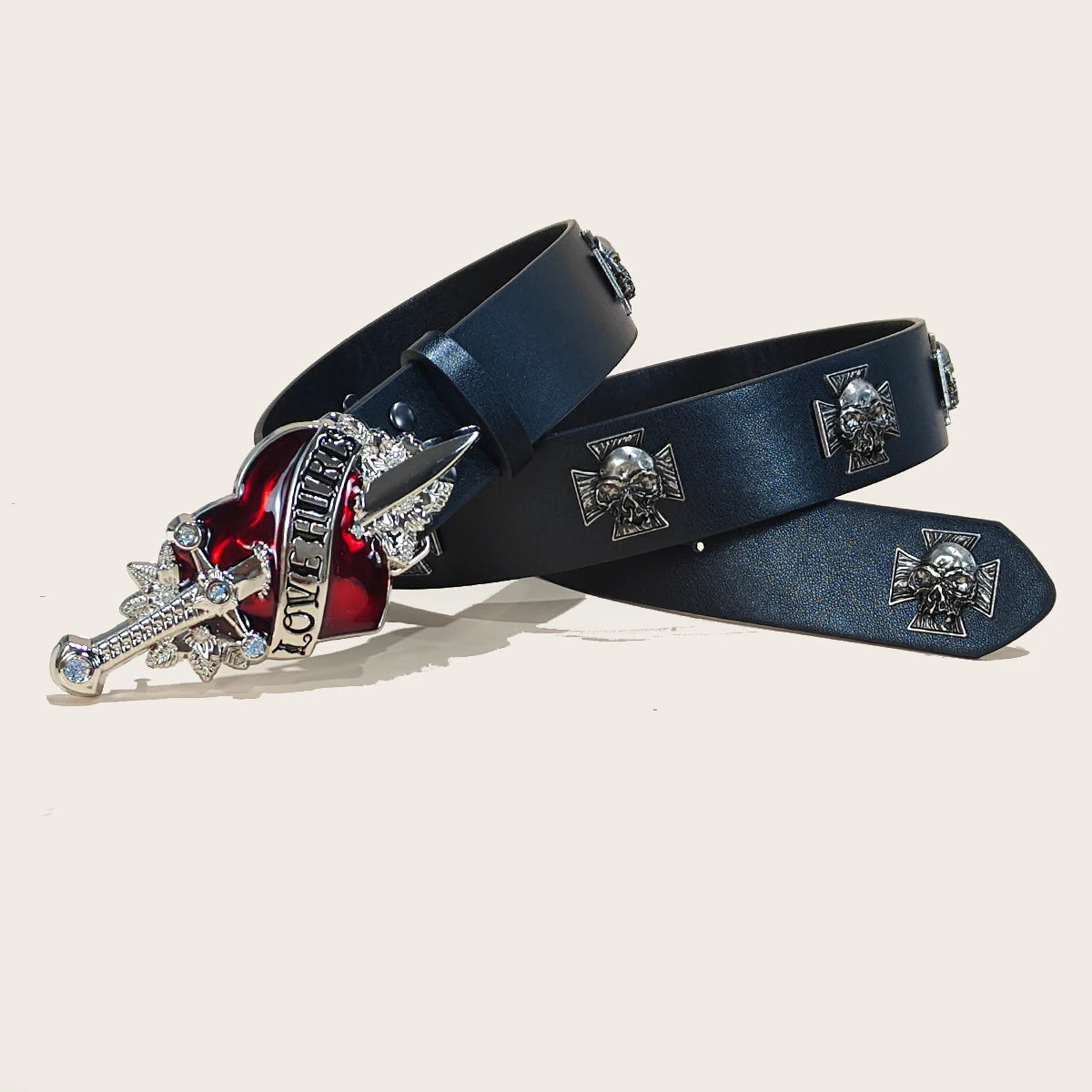 Punk Men's Belt Bohemian Style Fashion Personalized Belt For Men and Women Gothic Rock Y2K Belts For Jeans Dresses & Casual Wear