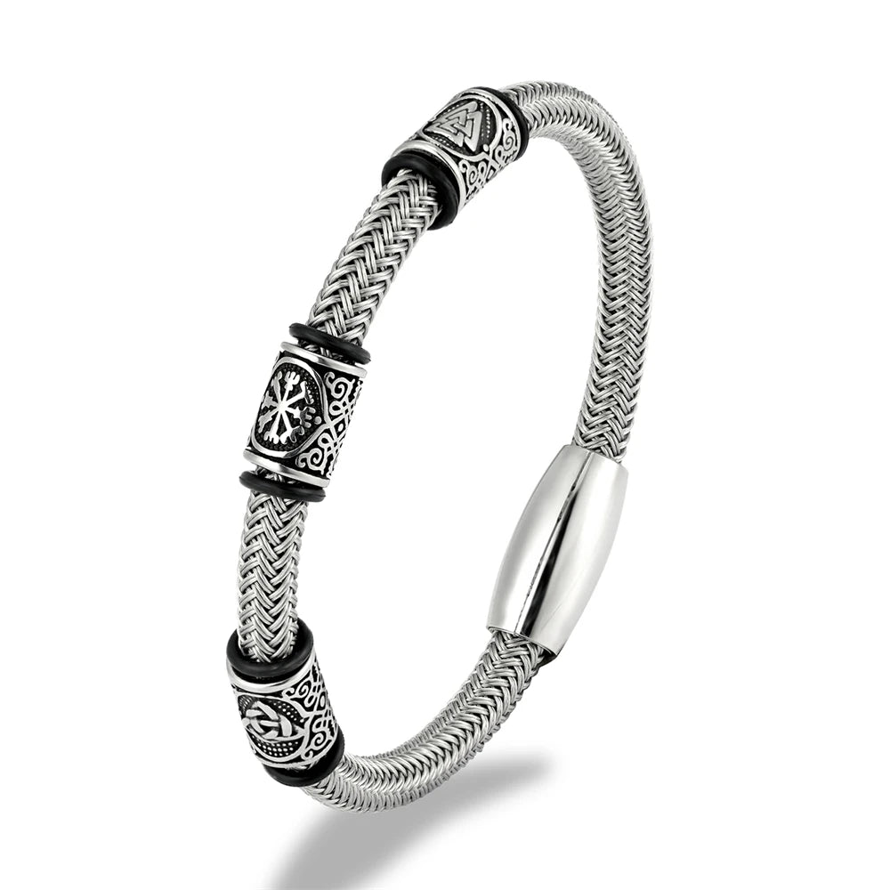 PENDRA Rune Classic Steel Bracelet