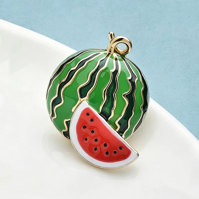 PENDRA Watermelia Cute Watermelon Brooch