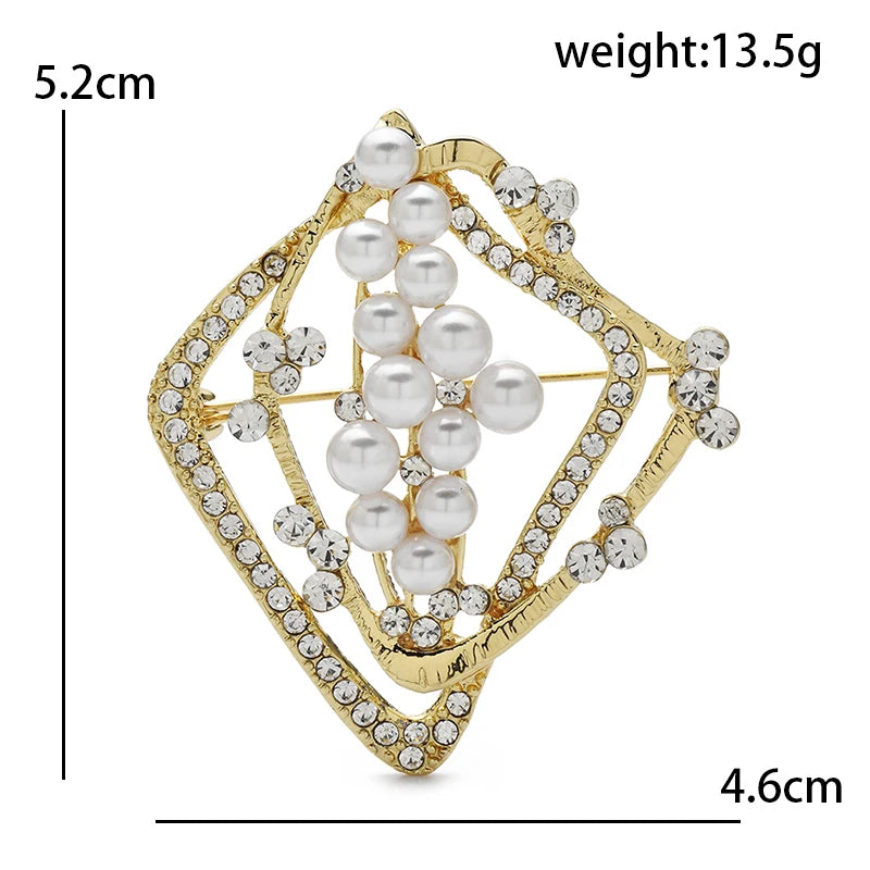 PENDRA Florielle40 Pearl Brooch