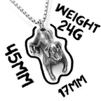 3D Labrador Dog Men Necklaces Stainless Steel Pendant Chain Women Punk Fashion Jewelry New In Accessories Gifts Wholesale