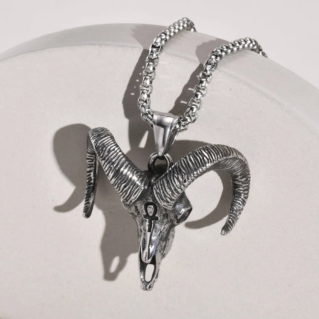PENDRA Devil Skull Pendant Necklace