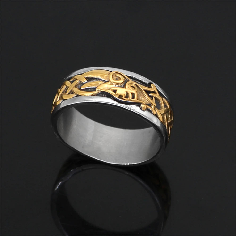 PENDRA Serpent Gold Ring