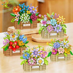 PENDRA Rose Sunflower Micro Building Set