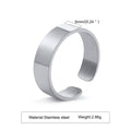 PENDRA Bend High Polished Steel Ring