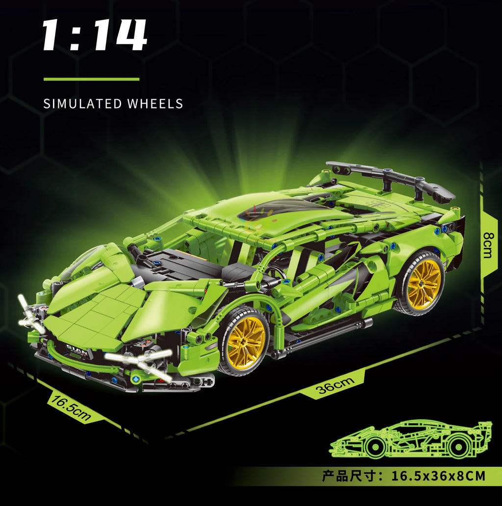 PENDRA Racing Technical LED Building Set