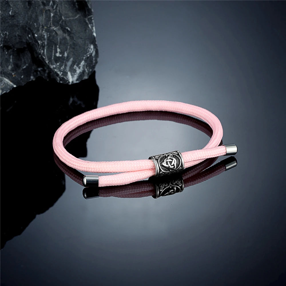 PENDRA Rune Adjustable Steel Bracelet