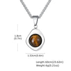 PENDRA Tiger Irregular Pendant Necklace