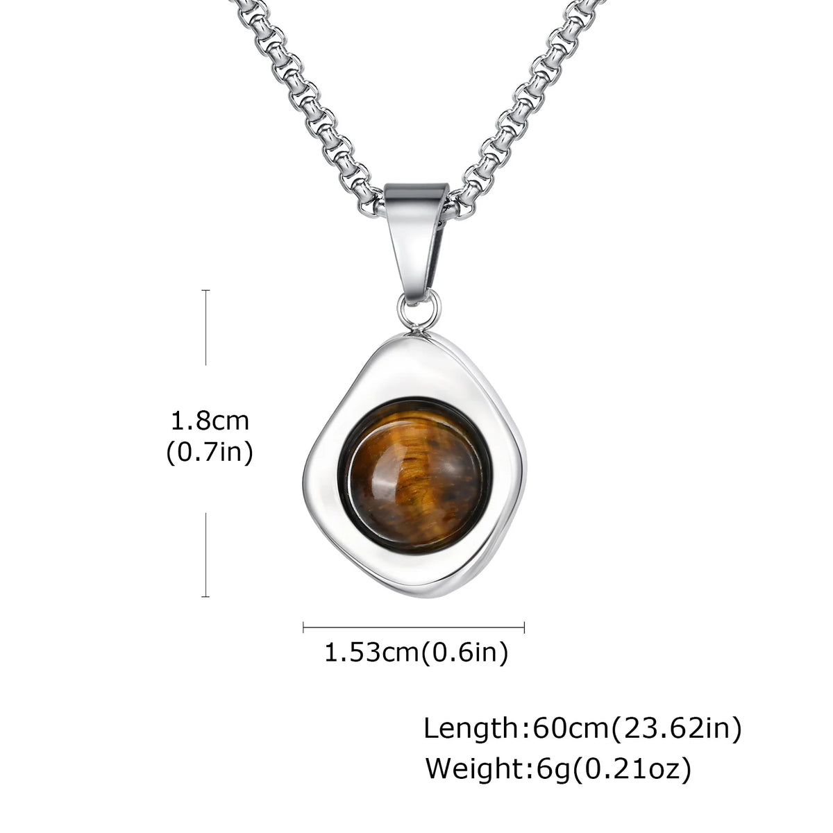 PENDRA Tiger Irregular Pendant Necklace