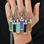 PENDRA Stone Natural Pendant Necklace