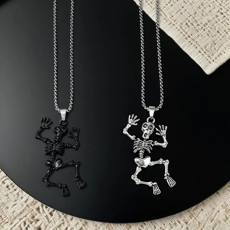 PENDRA Skullfun Halloween Weird Skull Pendant Necklace