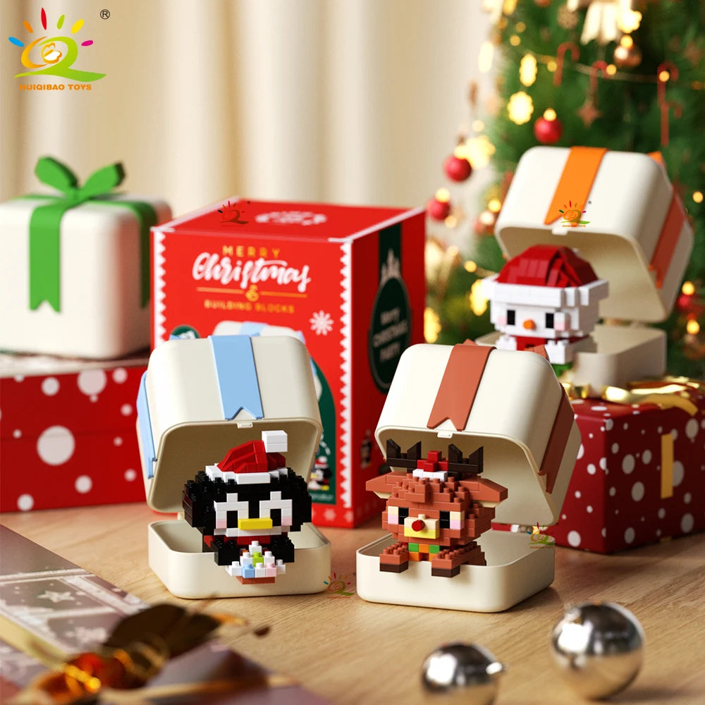 PENDRA Elk Deer Santa Building Set