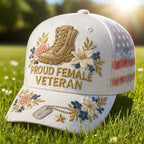 PENDRA Female Veterans Floral Hat