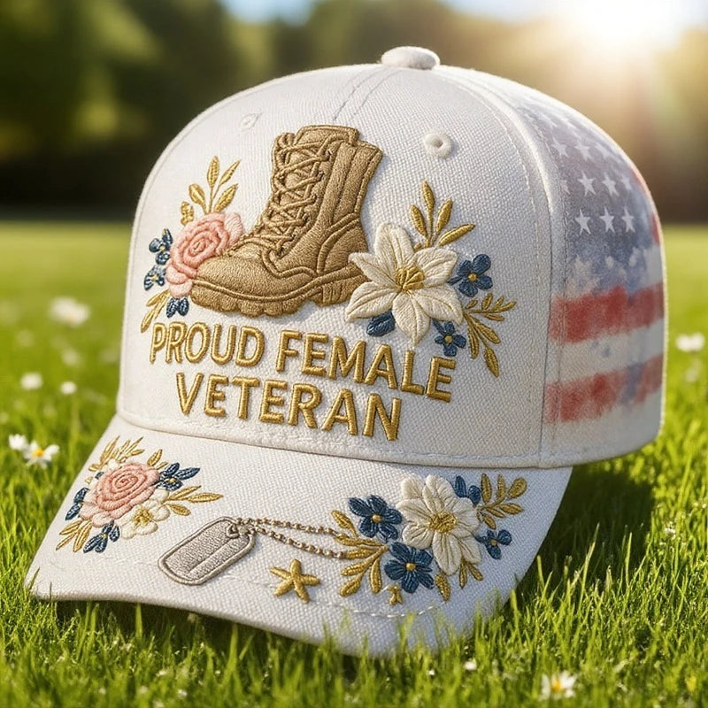 PENDRA Female Veterans Floral Hat