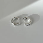 PENDRA Liquid Lava Sterling Silver Earrings