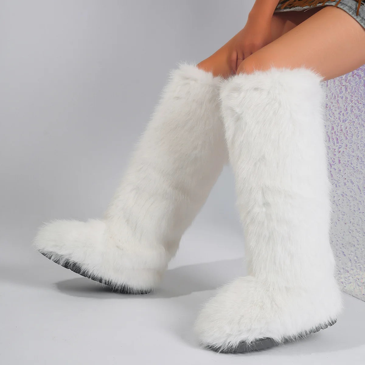 PENDRA Knee Warm Imitation Boots