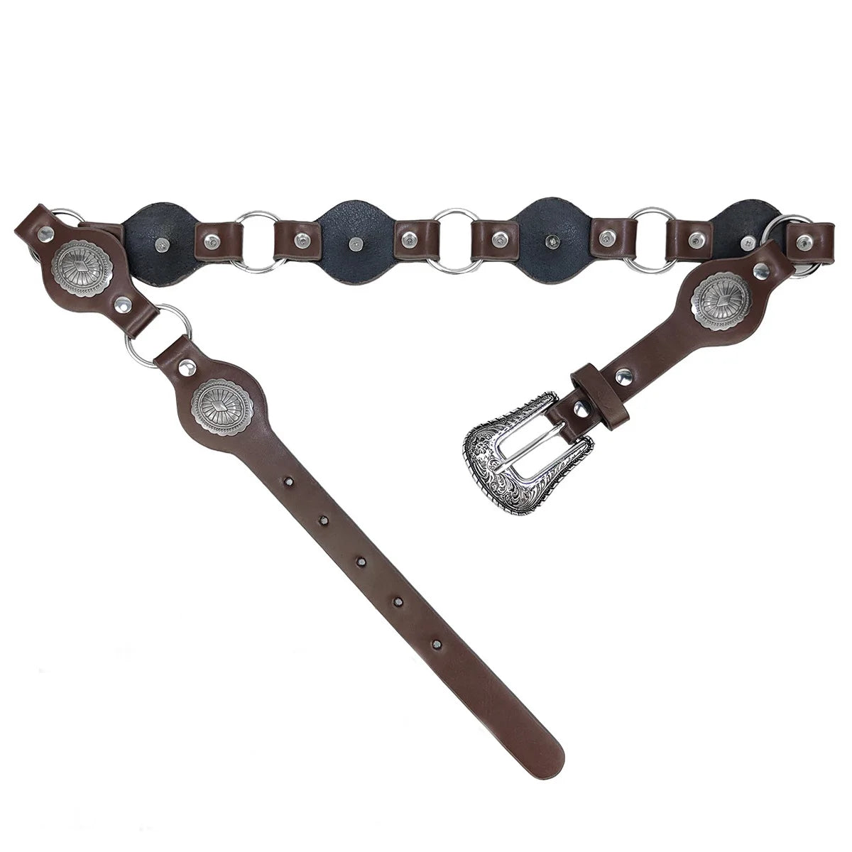 Leather Corset Belt for Women Renaissance Medieval Renaissance Viking Knight Cosplay Stage Performance Role-Playing Retro Belt