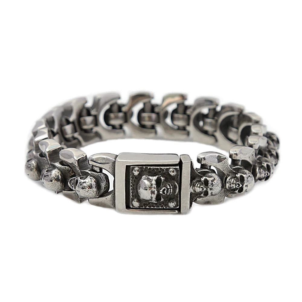 PENDRA Twin Wolf Twisted Stainless Steel Cuff Bracelet
