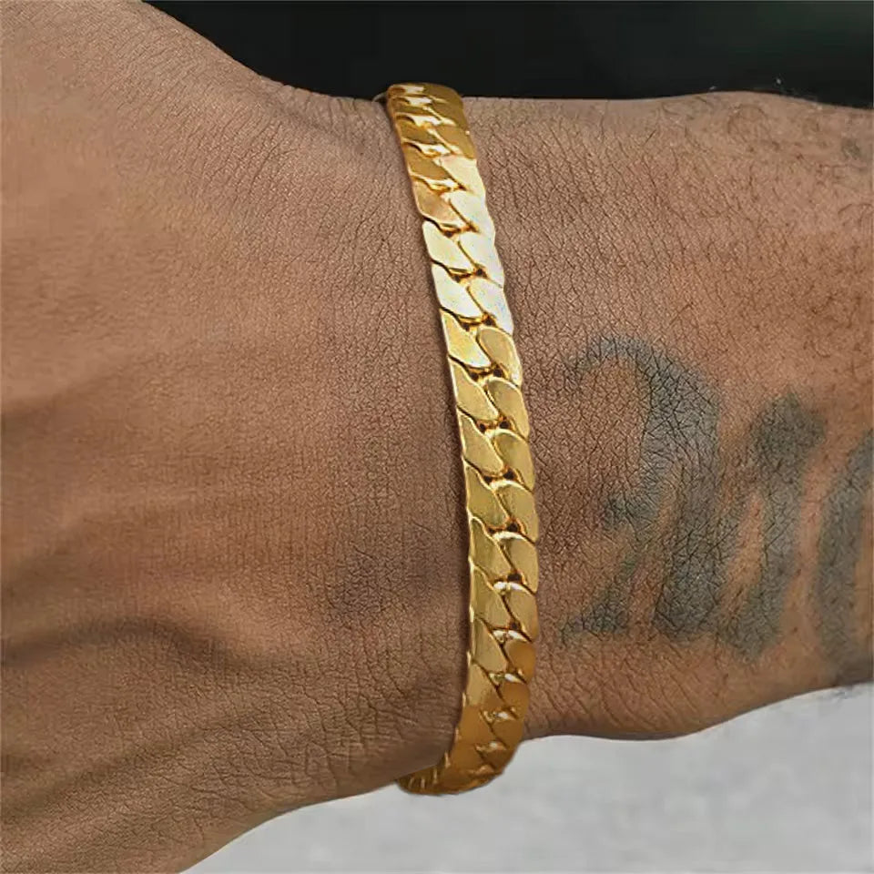 PENDRA Cuban Flat Bracelet
