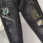 PENDRA Embroidery Elastic Pants