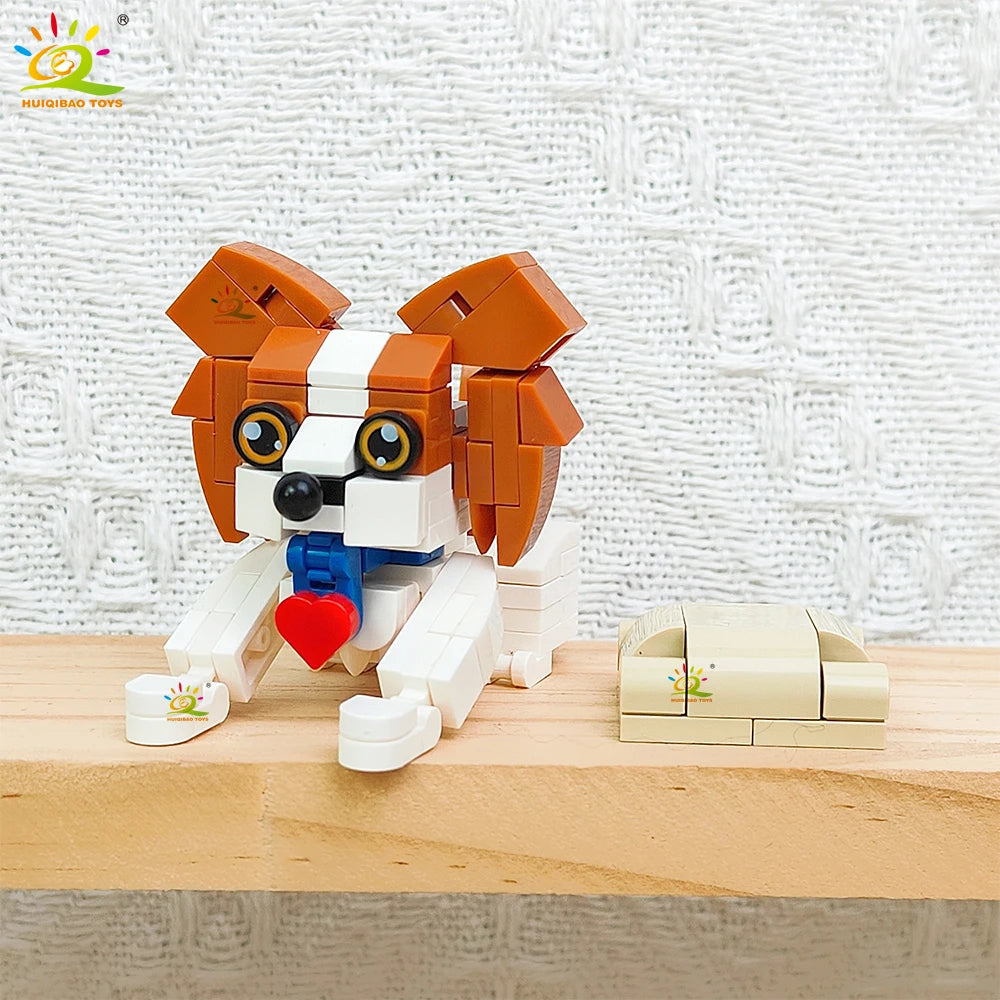 PENDRA Dog Amimal Micro Building Set