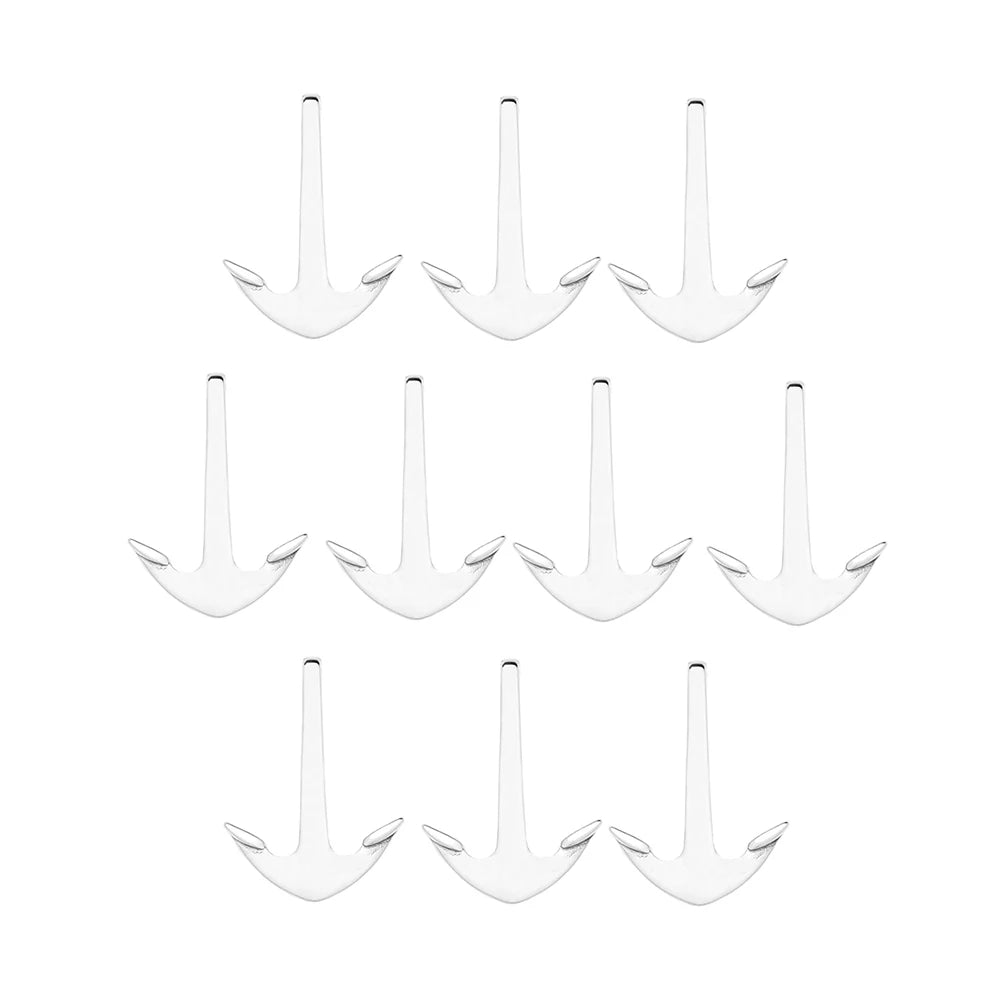 PENDRA Vikinganchor Simple Stainless Steel Anchor Necklace