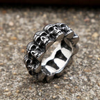 PENDRA Skullgoth Stainless Steel Skull Ring